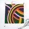 Abstract Geometric Lines Colorful Large Scale Retro Color Block Blue Yellow Green Pink Orange Jumbo Custom Printed Fabric by Spoonflower Various Fabrics by the Yard or Fat Quarter